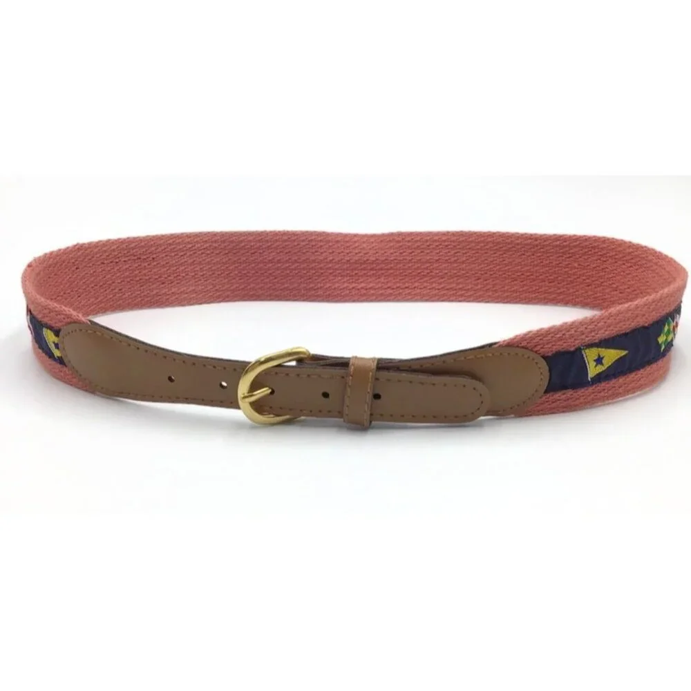 Nautical Flag Youth Woven Belt 32